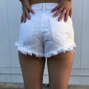 White Shorts
